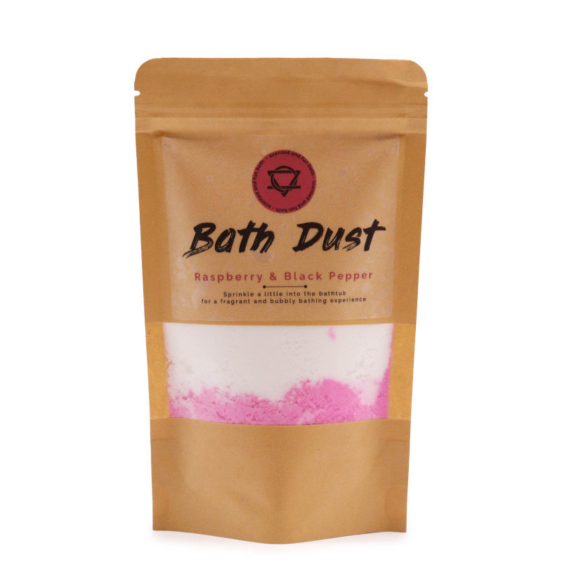 Bath Powder – Raspberry & Black Pepper – 190g